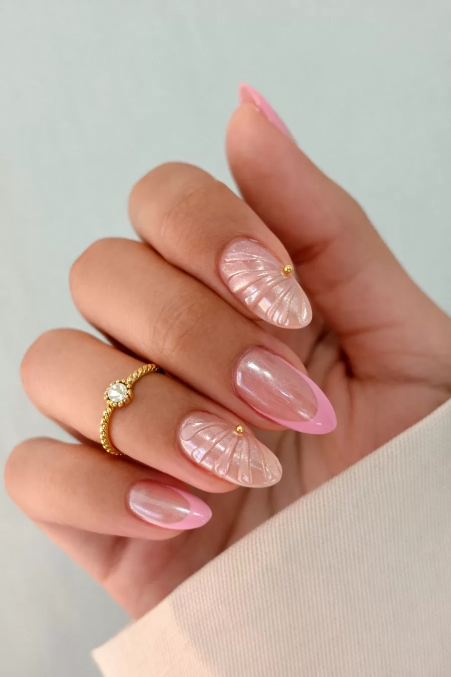 Manicure rusa + nivelación con Rubber